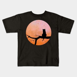 Lonely Cat Kids T-Shirt